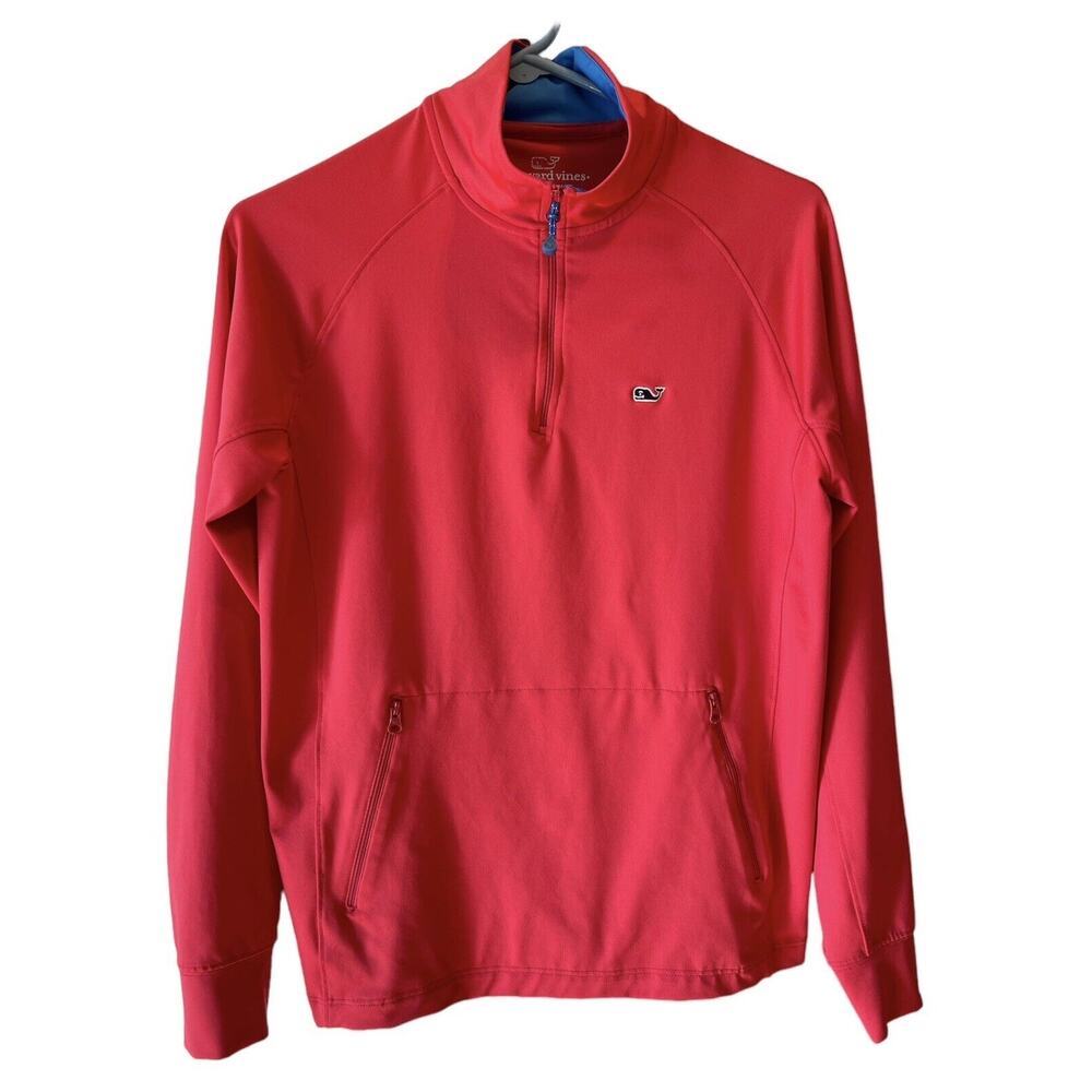 VINEYARD VINES Performance 1/4 Zip Mens Nine Mile Jacket Pullover Size XS